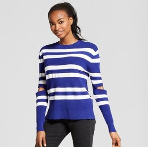 Mossimo blue striped sweater